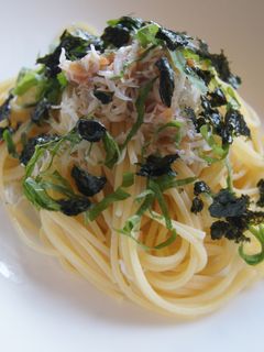 梅としらすのバターしょうゆパスタ-レシピのメイン写真