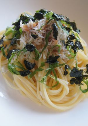梅としらすのバターしょうゆパスタ-レシピのメイン写真