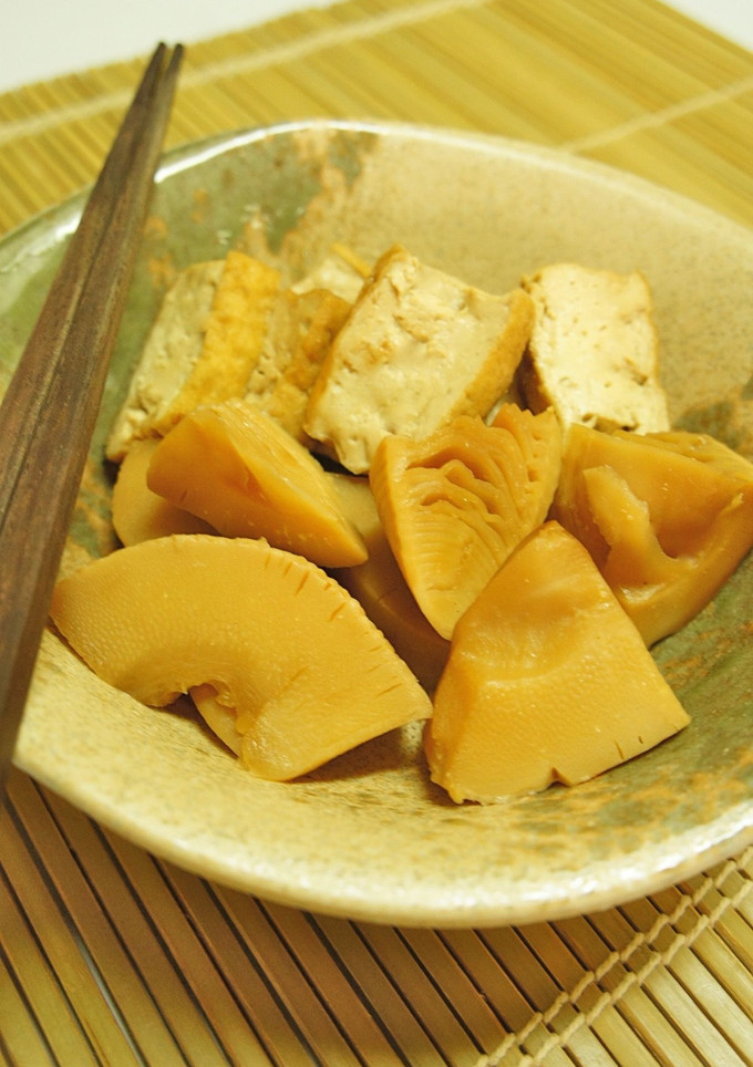 ほっこりする味♪竹の子と厚揚げの煮物-レシピのメイン写真