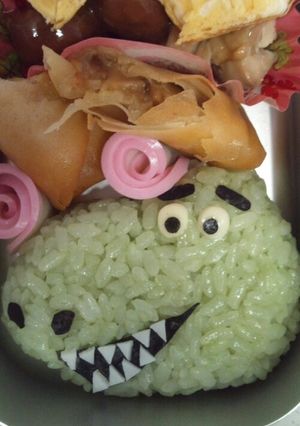 簡単キャラ弁 トイストーリー☆レックス-レシピのメイン写真