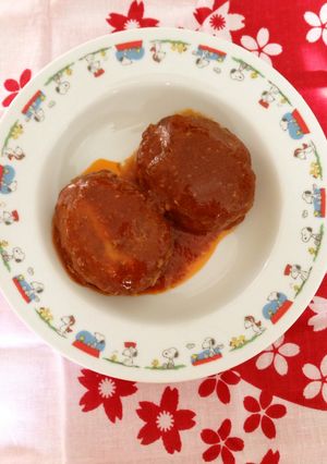 我が家のチーズin煮込みハンバーグ-レシピのメイン写真