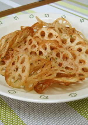 パリッとれんこんチップス♬-レシピのメイン写真