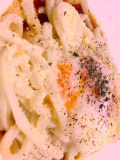 温玉釜玉うどん-レシピのメイン写真