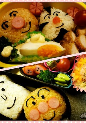 アンパンマン　キャラ弁-レシピのメイン写真