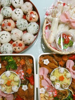 H25年 運動会 覚書用 キャラ弁-レシピのメイン写真