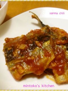 さんまのチリソース煮♫-レシピのメイン写真