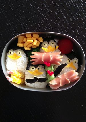 ペンギンズ キャラ弁-レシピのメイン写真