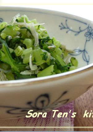 大根葉（蕪の葉）とじゃこのさっぱり常備菜-レシピのメイン写真