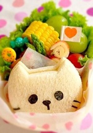 キャラ弁＊ねこサンドイッチ❤︎-レシピのメイン写真