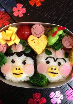 はなかっぱ キャラ弁-レシピのメイン写真