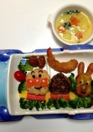 アンパンマンのお子様ランチ-レシピのメイン写真