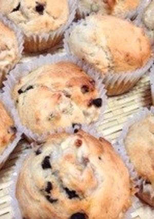 ホケミで簡単！バナナチョコマフィン-レシピのメイン写真