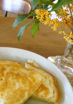 ちょっと贅沢朝ごはん♡パンケーキ！！-レシピのメイン写真