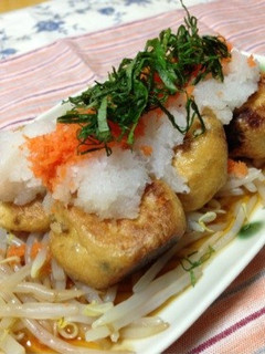 がんもと野菜の焼き浸し♡-レシピのメイン写真