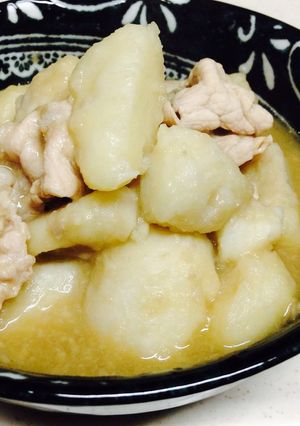 里芋と豚肉の煮物-レシピのメイン写真