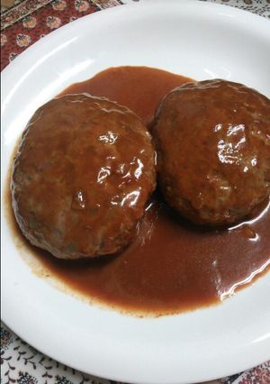 簡単♪うちの煮込みハンバーグのソース☆-レシピのメイン写真