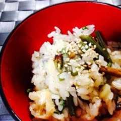 【新米で作る】山菜炊き込みご飯-レシピのメイン写真