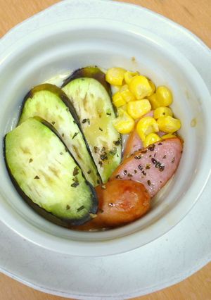 ナスとウインナーのココットカマン-レシピのメイン写真