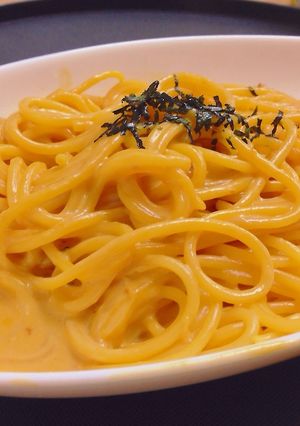 ウニ豆乳クリームパスタ-レシピのメイン写真
