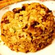 牛すじと長ネギの!焦がし醤油チャーハン