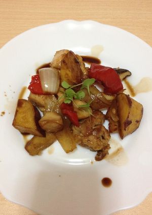 バルサミコチキン-レシピのメイン写真