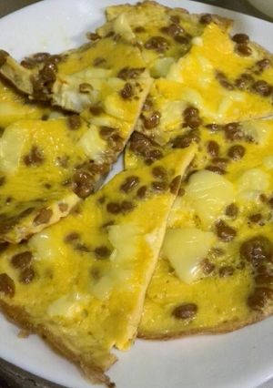 納豆オープンオムレツ-レシピのメイン写真