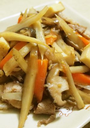 フライパンで簡単！ごぼうの炒め煮-レシピのメイン写真