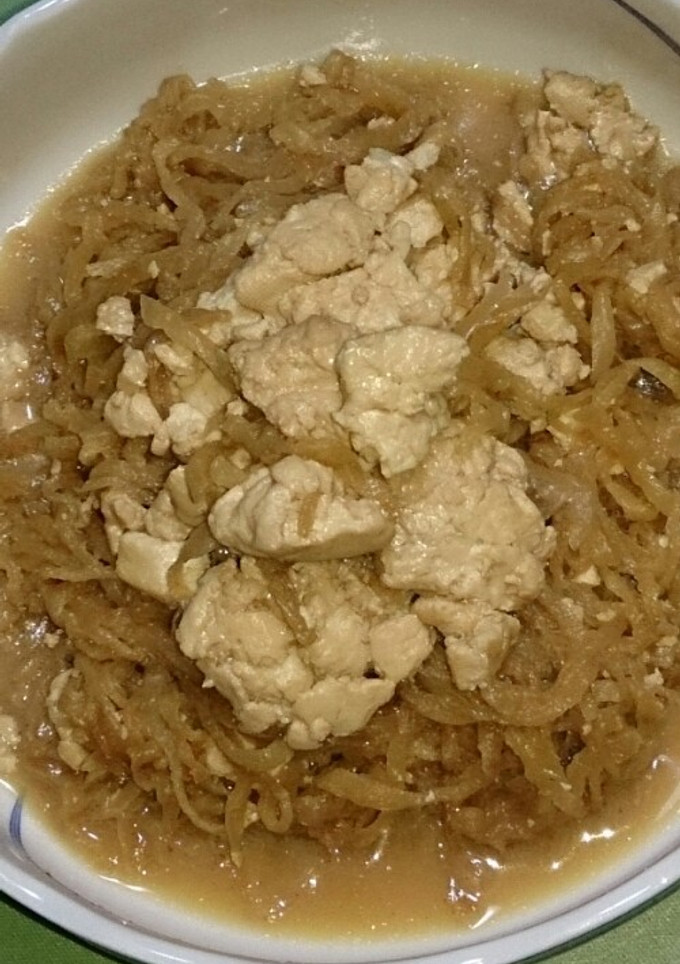 切り干し大根と豆腐の煮物-レシピのメイン写真