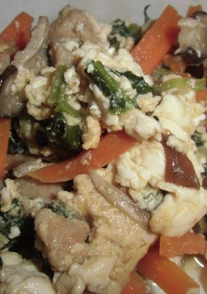 大根葉入り 炒り豆腐-レシピのメイン写真