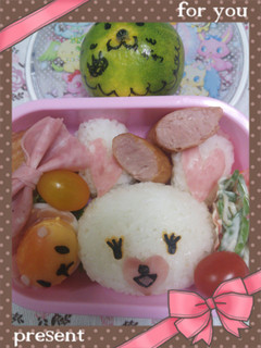 うさぎのモフィちゃん弁当♪-レシピのメイン写真
