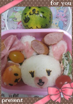 うさぎのモフィちゃん弁当♪-レシピのメイン写真