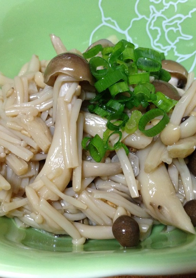 電子レンジで簡単！しめじとエノキのナムル-レシピのメイン写真