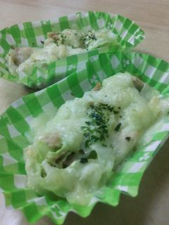 ツナマヨキャベツのチーズのせ-レシピのメイン写真