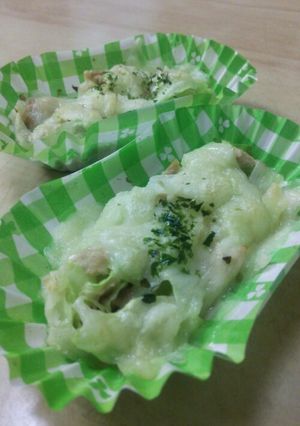 ツナマヨキャベツのチーズのせ-レシピのメイン写真