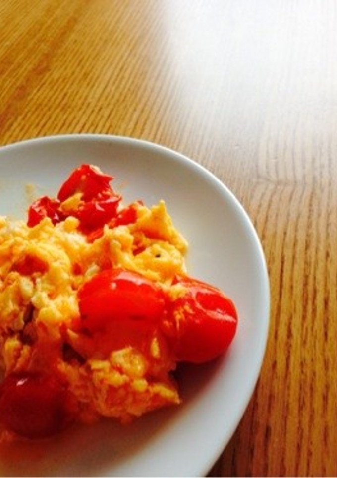 卵とトマトのチーズ炒め-レシピのメイン写真