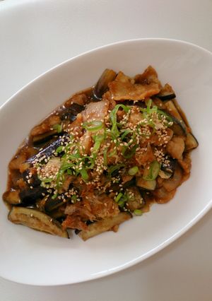 節約おつまみ♪茄子入り♪生姜焼き(^^)-レシピのメイン写真