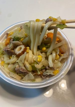 余り物で作る★簡単チャンポンうどん-レシピのメイン写真