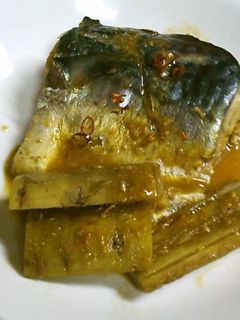 鯖と叩きごぼうの味噌煮-レシピのメイン写真