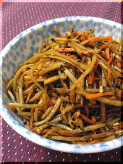 韓国風きんぴらごぼう-レシピのメイン写真
