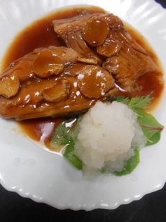 さばの醤油煮・大根おろし添え-レシピのメイン写真