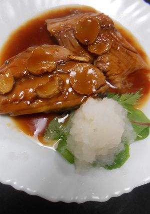 さばの醤油煮・大根おろし添え-レシピのメイン写真