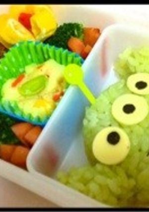 リトルグリーンメン♥︎キャラ弁-レシピのメイン写真