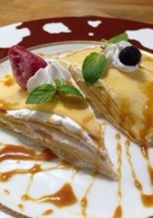 超簡単^ ^ミルクレープ♪( ´θ`)ノ-レシピのメイン写真