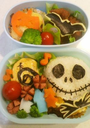 2013年秋ナイトメアハロウィン弁当-レシピのメイン写真
