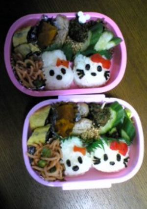 食の細い子にも＊小さめのキティちゃん弁当-レシピのメイン写真