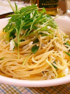 九条ネギとしらすの柚子胡椒風味パスタ-レシピのメイン写真