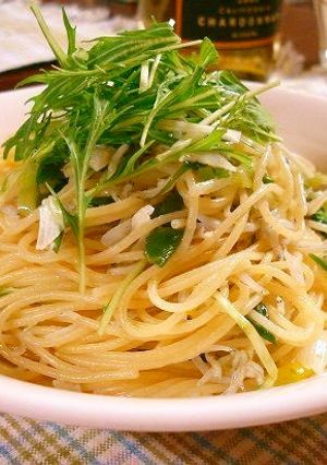 九条ネギとしらすの柚子胡椒風味パスタ-レシピのメイン写真