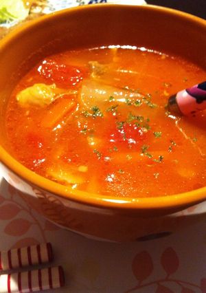 お野菜たっぷりミネストローネ♥️-レシピのメイン写真