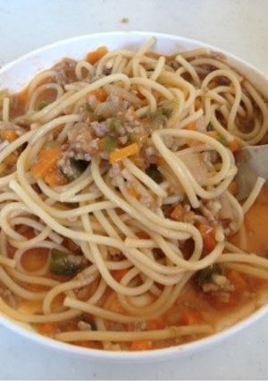 炊飯器DE和風ミートソース風パスタ-レシピのメイン写真
