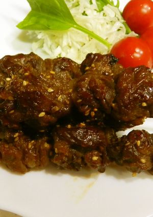 お手軽✩第３弾✩牛肉の串焼き-レシピのメイン写真